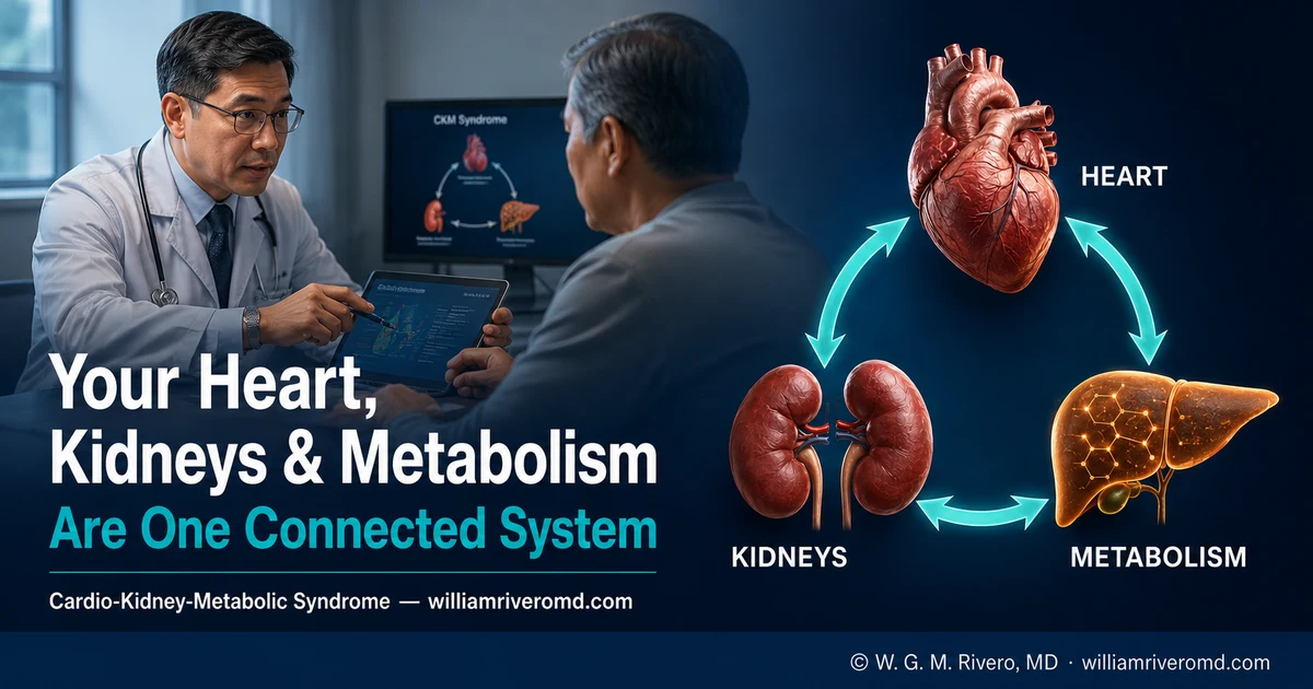 CKM Syndrome: Heart, Kidney & Metabolic Disease, Connected — williamriveromd.com