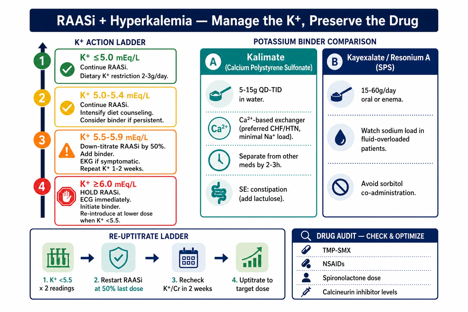 RAASi hyperkalemia mitigation algorithm